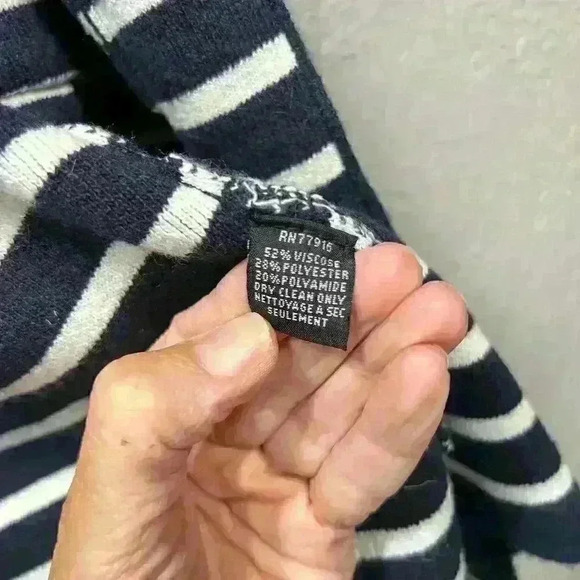 MOTH Extra Long Sleeveless Cardigan Cape Sweater Dark Blue Women One Size - Picture 6 of 11